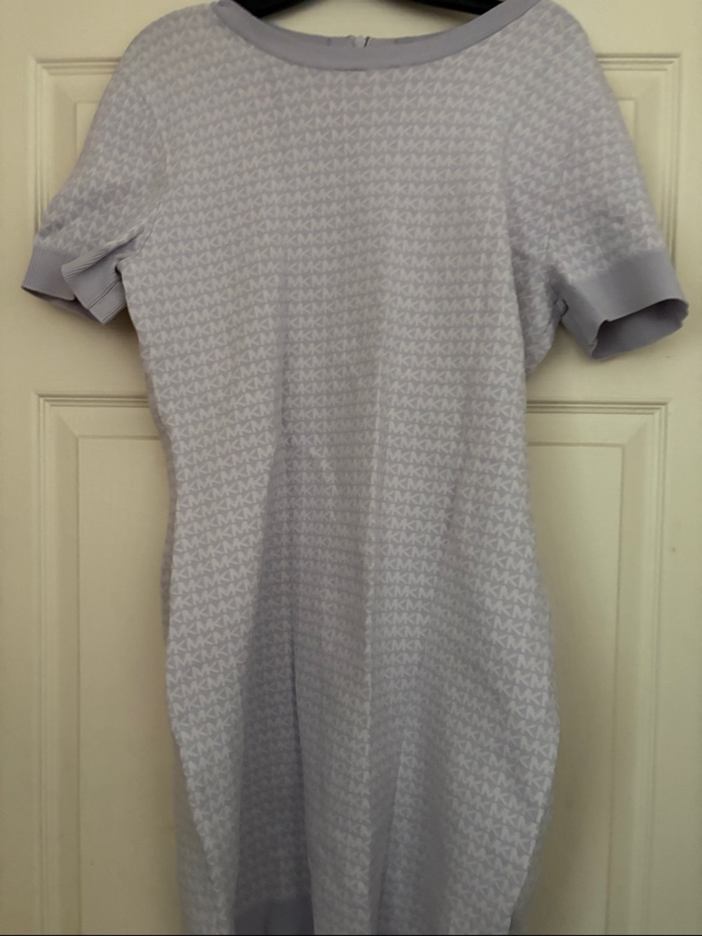 Women's Light Lavender Knit Sheath Dress